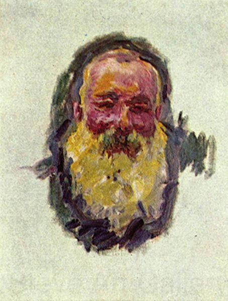 Claude Monet Portrait of the Artist Norge oil painting art